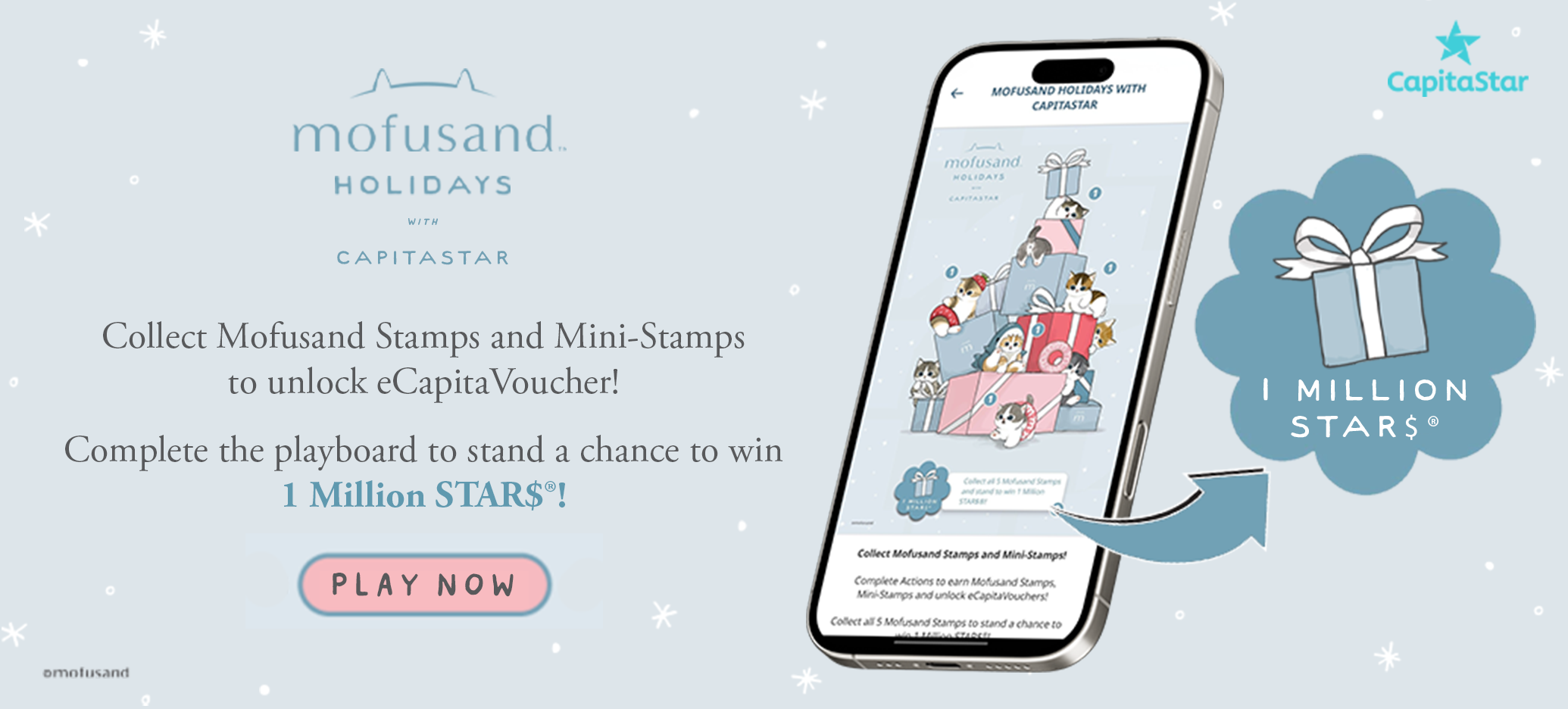 Mofusand Holidays with CapitaStar